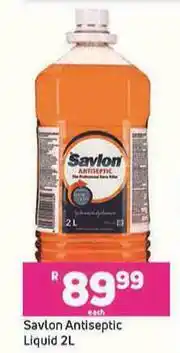 Game Savlon Antiseptic Liquid-2Ltr Each offer