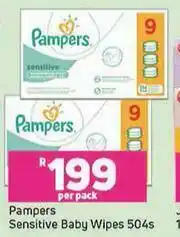 Game Pampers Sensitive Baby Wipes-504 Per Pack offer