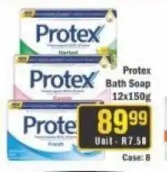 J&E Cash and Carry Protex Bath Soap 12x150g offer