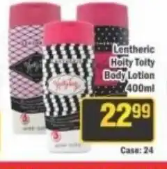 J&E Cash and Carry Lentheric Hoity Toity Body Lotion 400ml offer