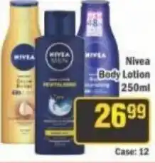 J&E Cash and Carry Nivea Body Lotion 250ml offer