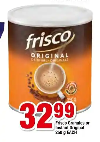 OK Foods Frisco Granules or Instant Original 250g each offer