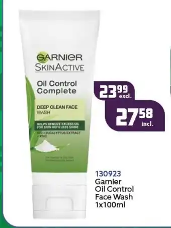 Africa Cash and Carry 130923 Garnier Oil Control Face Wash 1x100ml offer