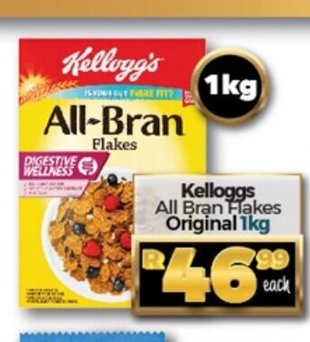Take 'n Pay Kellogg's All Bran Flakes Original 1kg offer