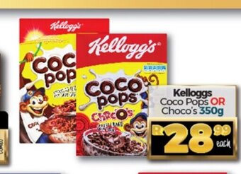 Take 'n Pay Kellogg's Coco Pops or Choco's 350g offer
