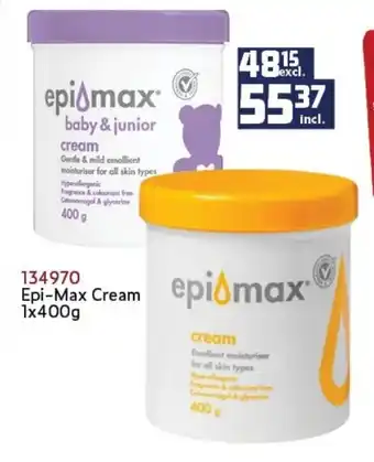 Africa Cash and Carry 134970 Epi-Max Cream 1x400g offer