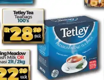 Take 'n Pay Tetley Tea Teabags 100's offer