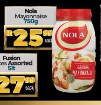 Take 'n Pay Nola Mayonnaise 750g offer