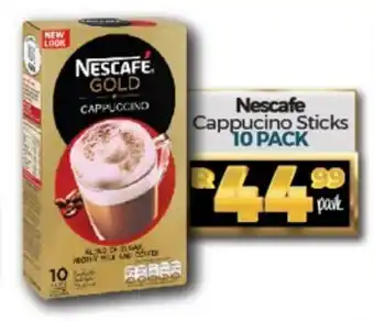 Take 'n Pay Nescafe Cappuccino Sticks 10 Pack offer