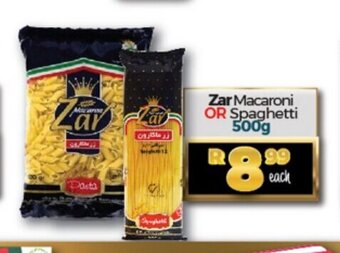 Take 'n Pay Zar Macaroni or Spaghetti 500g offer