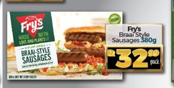 Take 'n Pay Fry's Braai Style Sausages 380g offer
