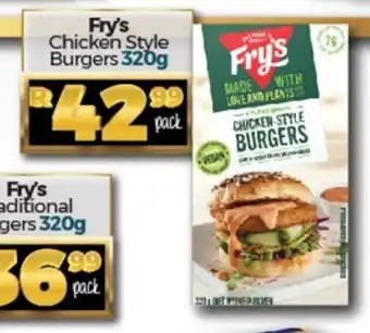 Take 'n Pay Fry's Chicken Style Burgers 320g offer
