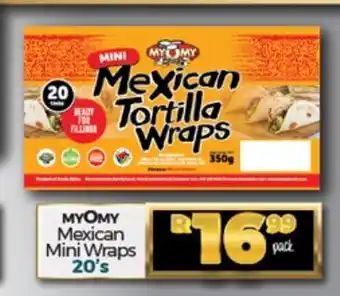 Take 'n Pay MyOMy Mexican Mini Wraps 20's offer