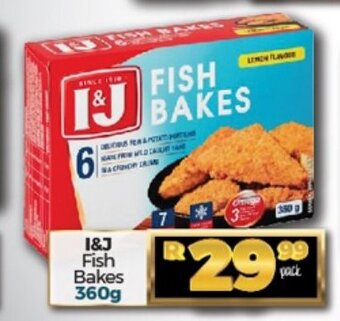 Take 'n Pay I&J Fish Bakes 360g offer