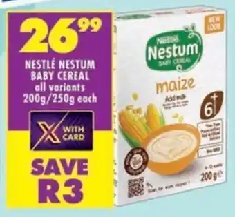 Shoprite Nestlé nestum baby cereal all variants offer