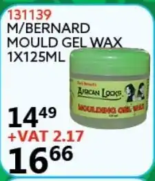 Africa Cash and Carry 131139 M/Bernard Mould Gel Wax 1x125ml offer