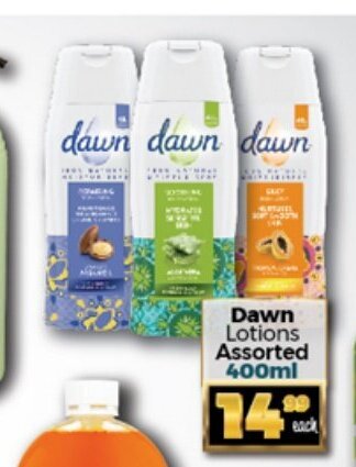 Take 'n Pay Dawn Lotions Assorted 400ml offer