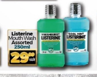 Take 'n Pay Listerine Mouth Wash Assorted 250ml offer