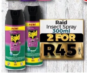 Take 'n Pay Raid Insect Spray 300ml offer