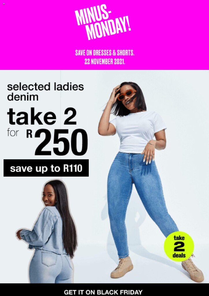 Selected Ladies Denim offer at MRP