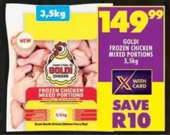 Shoprite Goldi frozen chicken mixed portions offer