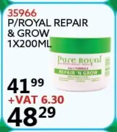 Africa Cash and Carry 35966 P/Royal Repair & Grow 1x200ml offer