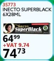Africa Cash and Carry 35773 Inecto Superblack 6x28ml offer