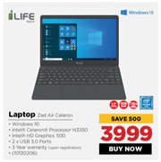 HiFi Corp Life Zed Air Celeron Laptop offer
