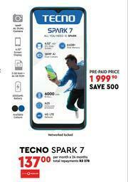 Edgars Tecno Spark 7 offer