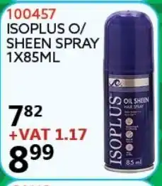 Africa Cash and Carry 100457 Isoplus O/Sheen Spray 1x185ml offer