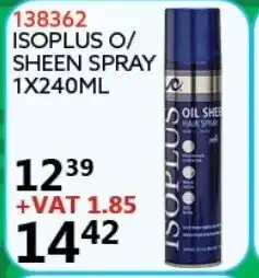 Africa Cash and Carry 138362 Isoplus O/Sheen Spray 1x240ml offer