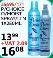 Africa Cash and Carry 35695/171 P/Choice O/Moist Spray/LTN 1x250ml offer