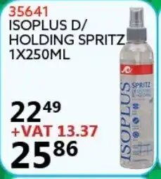 Africa Cash and Carry 35641 Isoplus D/ Holding Spritz 1x250ml offer