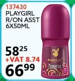 137430 Playgirl R/on Asst 6x50ml