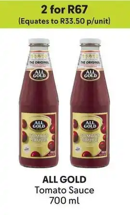 Makro ALL GOLD Tomato Sauce offer