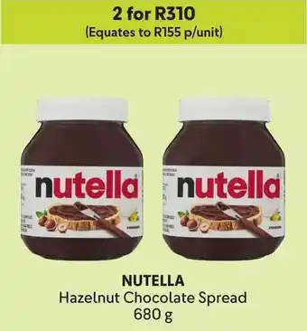 Makro NUTELLA Hazelnut Chocolate Spread offer