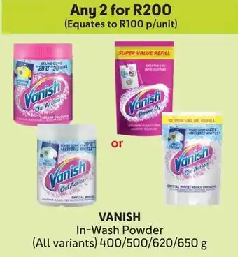 Makro VANISH In-Wash Powder offer