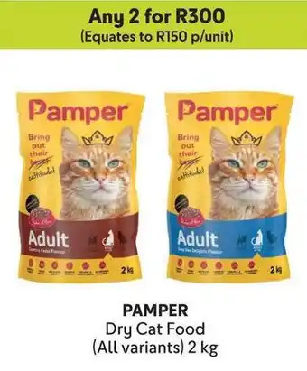 Makro PAMPER Dry Cat Food offer