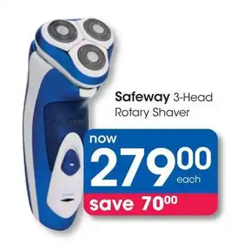 Clicks Safeway 3-Head Rotary Shaver offer