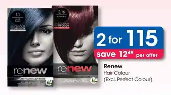 Clicks Renew Hair Colour (Excl. Perfect Colour) offer