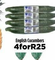Food Lover's Market English cucumbers 4 offer