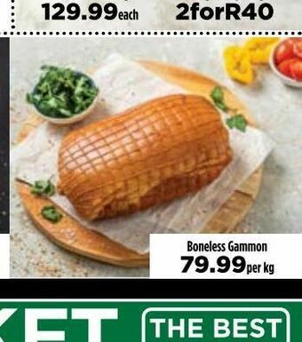 Food Lover's Market Boneless gammon offer