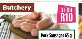 Food Lover's Market Pork sausages 3 offer