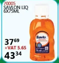 Africa Cash and Carry 70005 Savlon LIQ 6x75ml offer