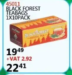 Africa Cash and Carry 45011 Black Forest Teabags 1x10pack offer