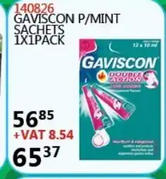 140826 Gaviscon P/Mint Sachets 1x1 pack
