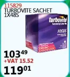 Africa Cash and Carry 115829 Turbovite Sachet 1x48s offer