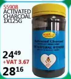 Africa Cash and Carry 55908 Activated Charcoal 1x125g offer