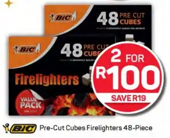 Pick n Pay Hypermarket BIC Pre-Cut Cubes Firelighters offer