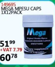 149695 Mega Mpesu Caps 1x12pack